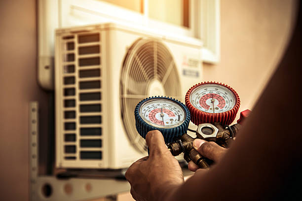 Professional Hvac technician working in Rockwell, NC